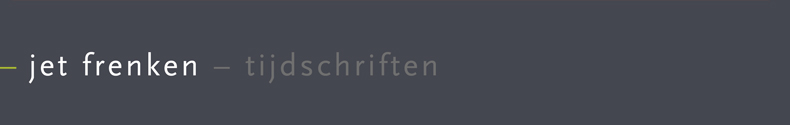 jet frenken - tijdschriften
